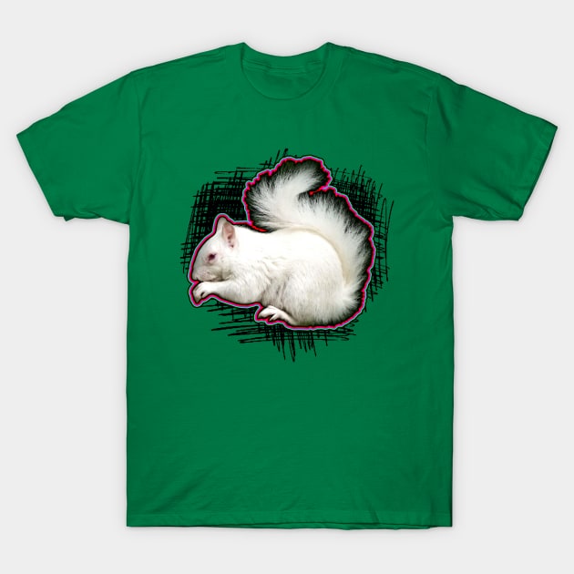 albino squirrel T-Shirt by SingSue100